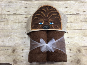 Star Wars Baby Chewy Hooded Towel