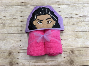 Polynesian Princess Hooded Towel