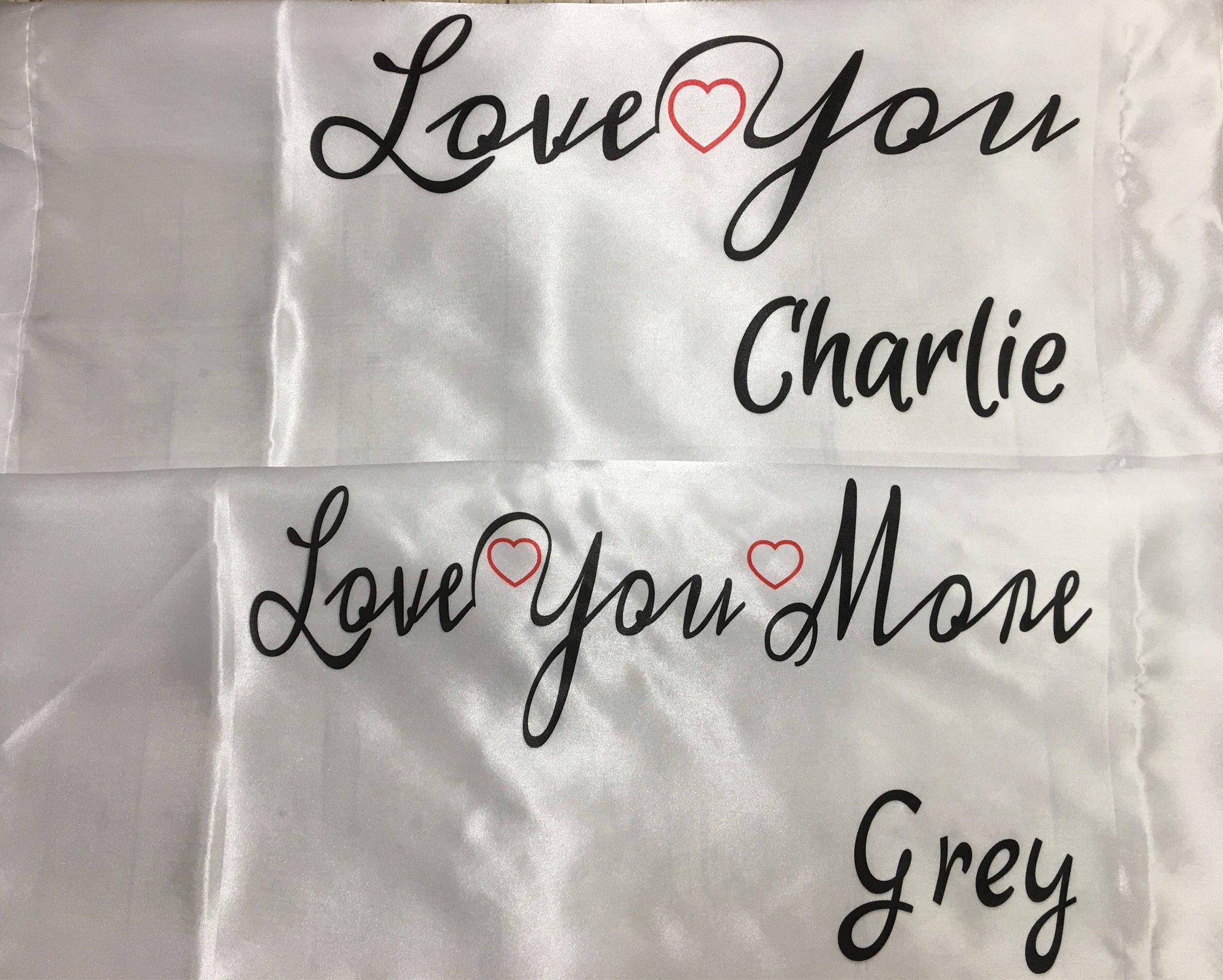 Love you, Love You More Personalized Pillow Case