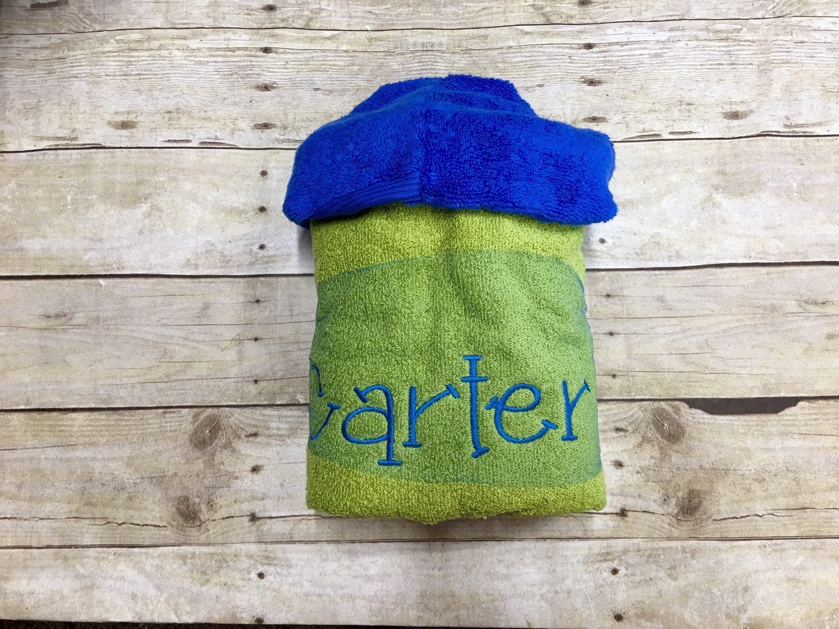 T-Rex Hooded Towel