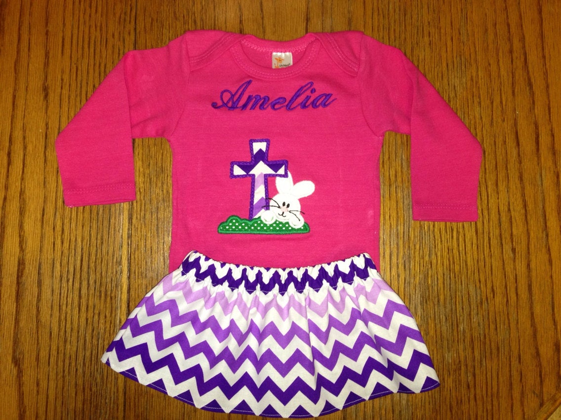 Size 3-6 months Girls Easter Outfit