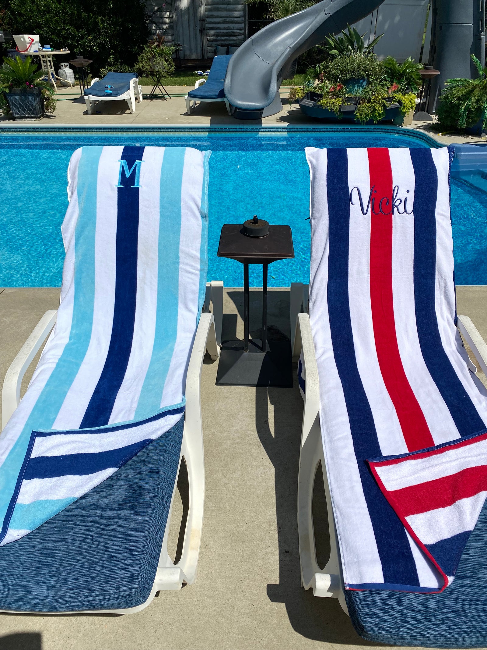 Personalized Lounge Chair Cover