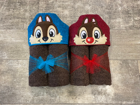 Chipmunk Hooded Towel