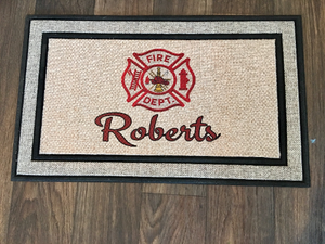 Fire Fighter door mat