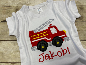 Fire truck shirt