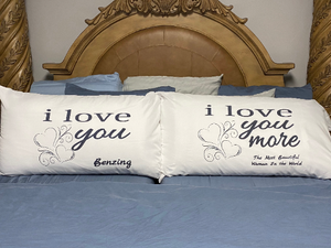 I love you pillow cases