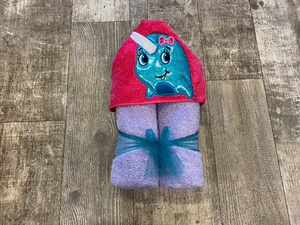 Narwhal Hooded Towel