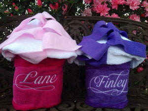 Pink Pony Hooded Towel