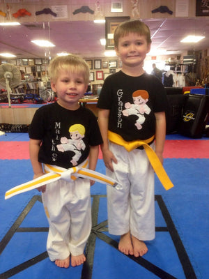 Boys Personalized Karate Shirt