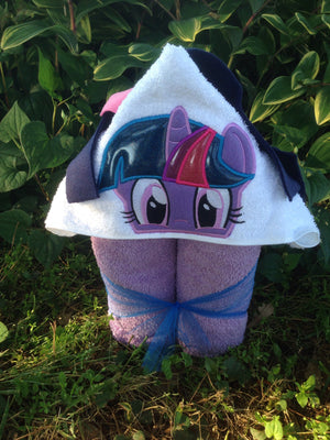 Twilight Pony Hooded Bath Towel