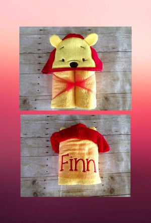 Winnie the Pooh 3D Hooded Bath Towel