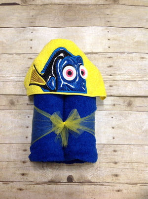 Fish Hooded Towel