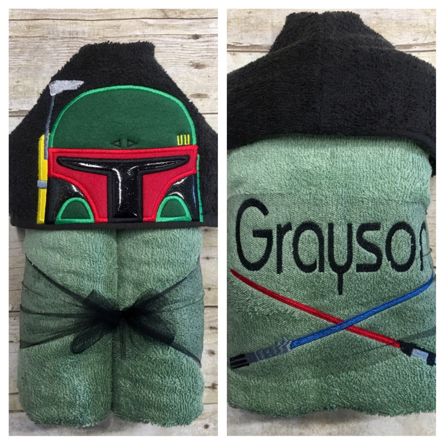 Boba Fett Hooded Towel