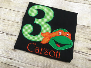 Personalized TMNT Shirt