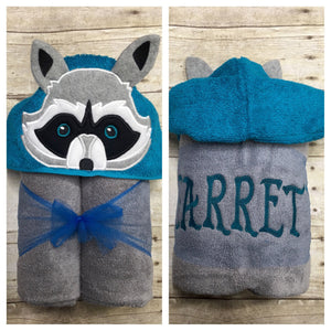 Rocket Raccoon 3D Hooded Towel