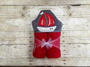 Sailboat Hooded Towel