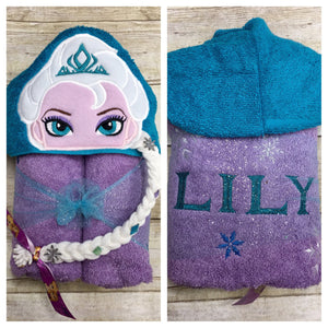 Ice Queen Hooded Towel