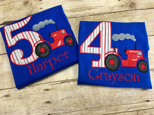 Tractor Birthday Shirt