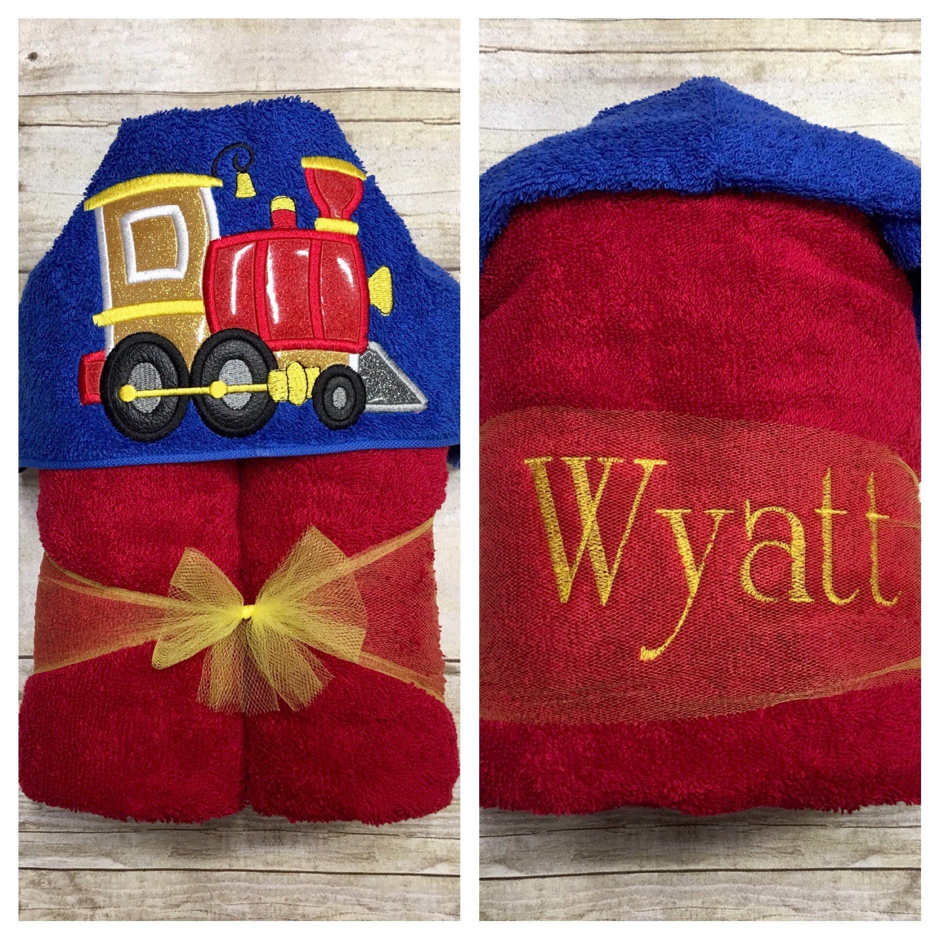 Train Hooded Towel