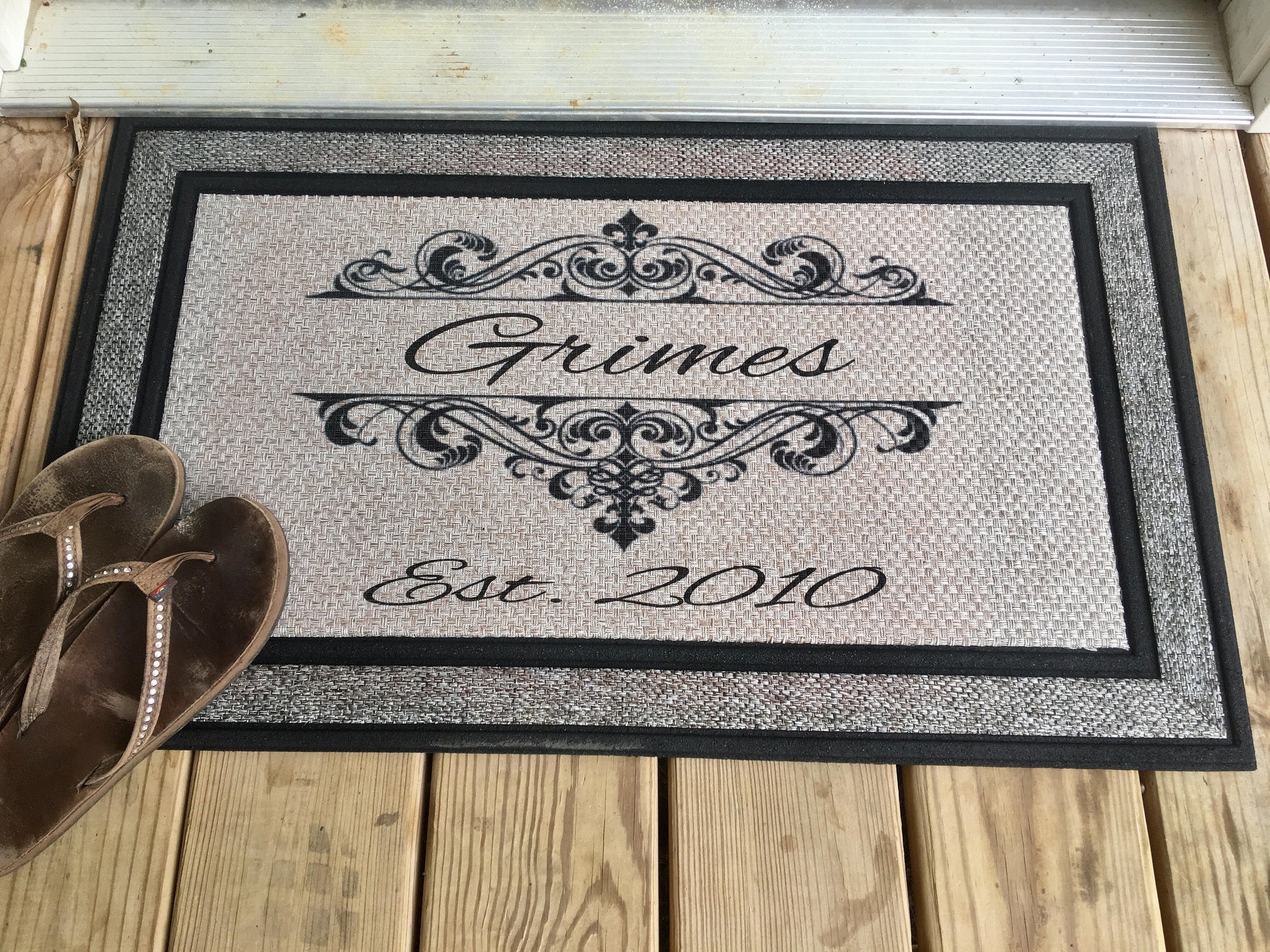 Home State Welcome Mat / Custom Doormat / Welcome Mat / Doormat / Family  Name Gift / Gift Ideas / Housewarming Gifts / Doormats