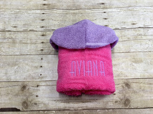 Polynesian Princess Hooded Towel