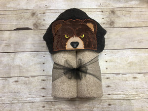 Bear Hooded Towel