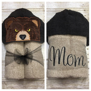 Bear Hooded Towel