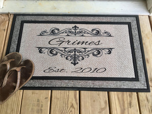 Personalized Door Mat