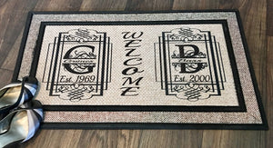 Firefighter Gift Personalized Door Mat