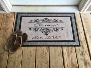 Blended Family Personalized Door Mat