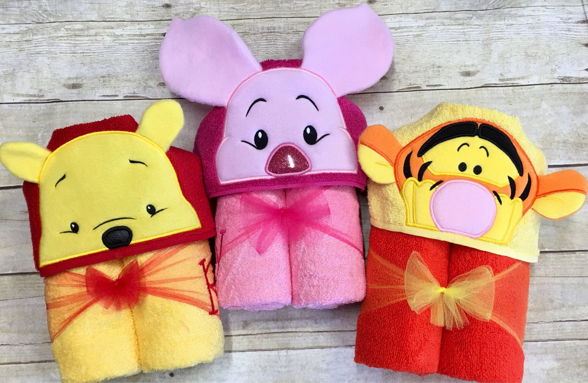 Winnie the Pooh 3D Hooded Bath Towel