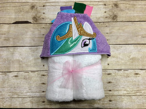 Princess Unicorn Hooded Towel