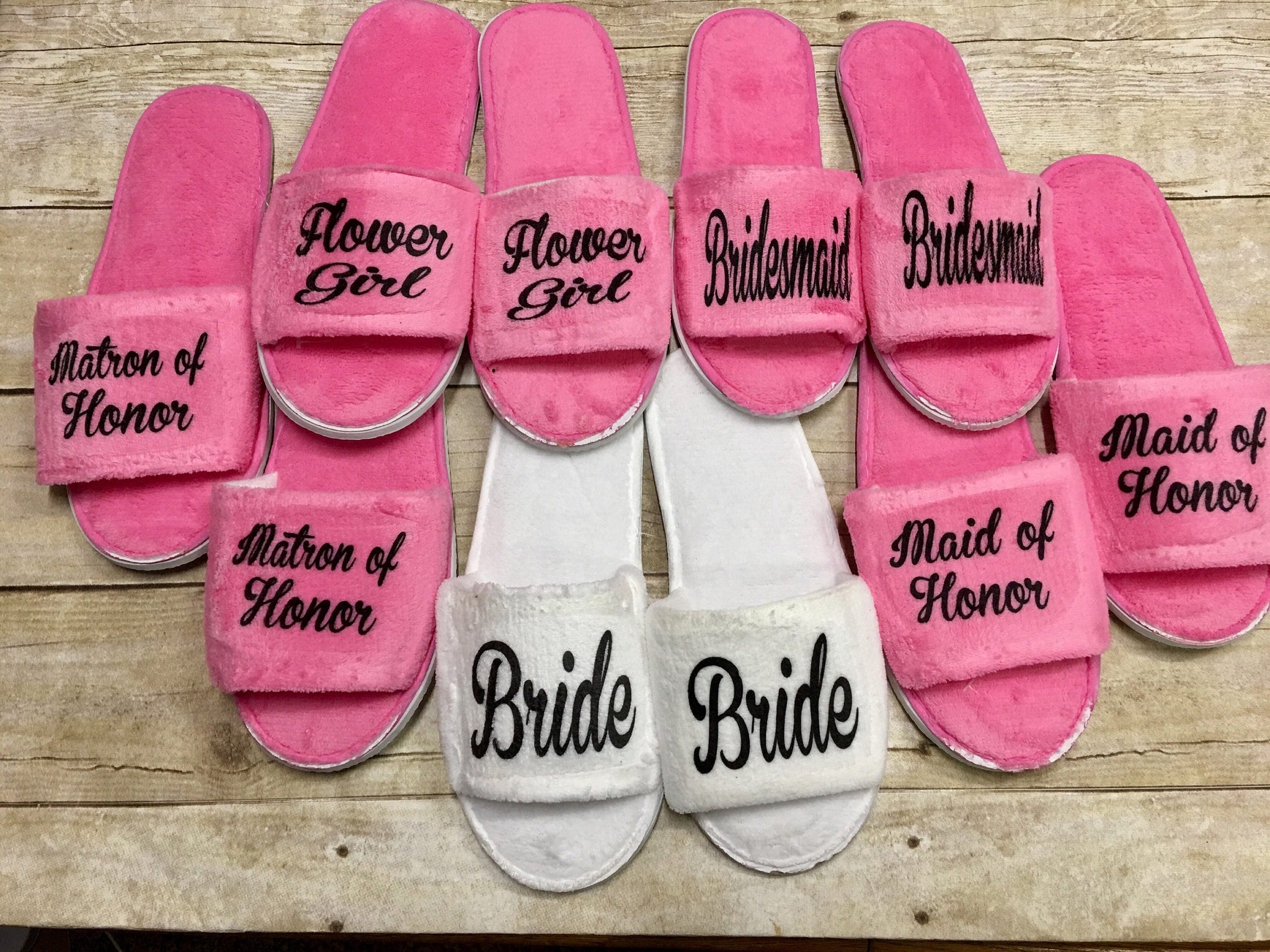 Wedding Party Slippers - Kute Kreations, Inc.