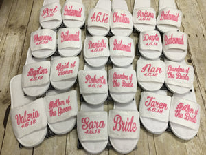 Wedding Party Slippers