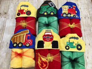 Trucks Hooded Towel