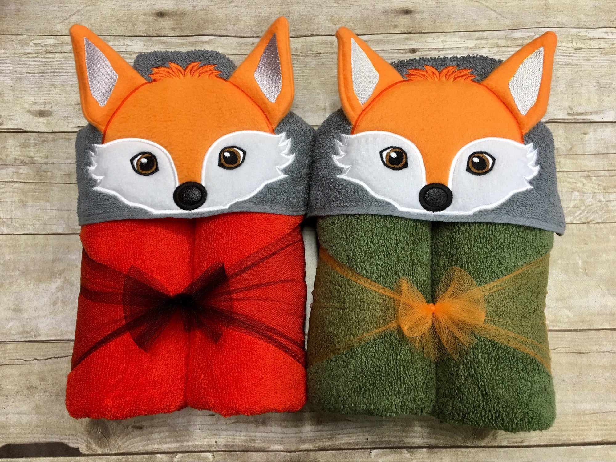 Fox Hooded Towel