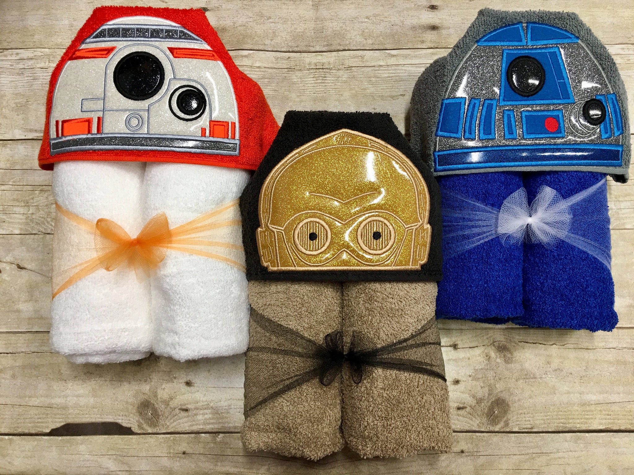 Star Wars BB8 R2D2 Personalized Kitchen Towels 2 piece Set