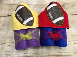 Football Hooded Towel