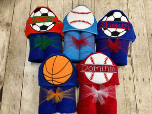 Basketball Hooded Towel