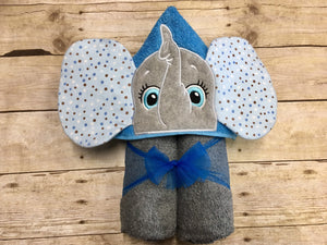 3D Elephant Hooded Towel