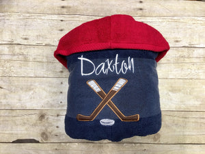 Hockey Hooded Towel