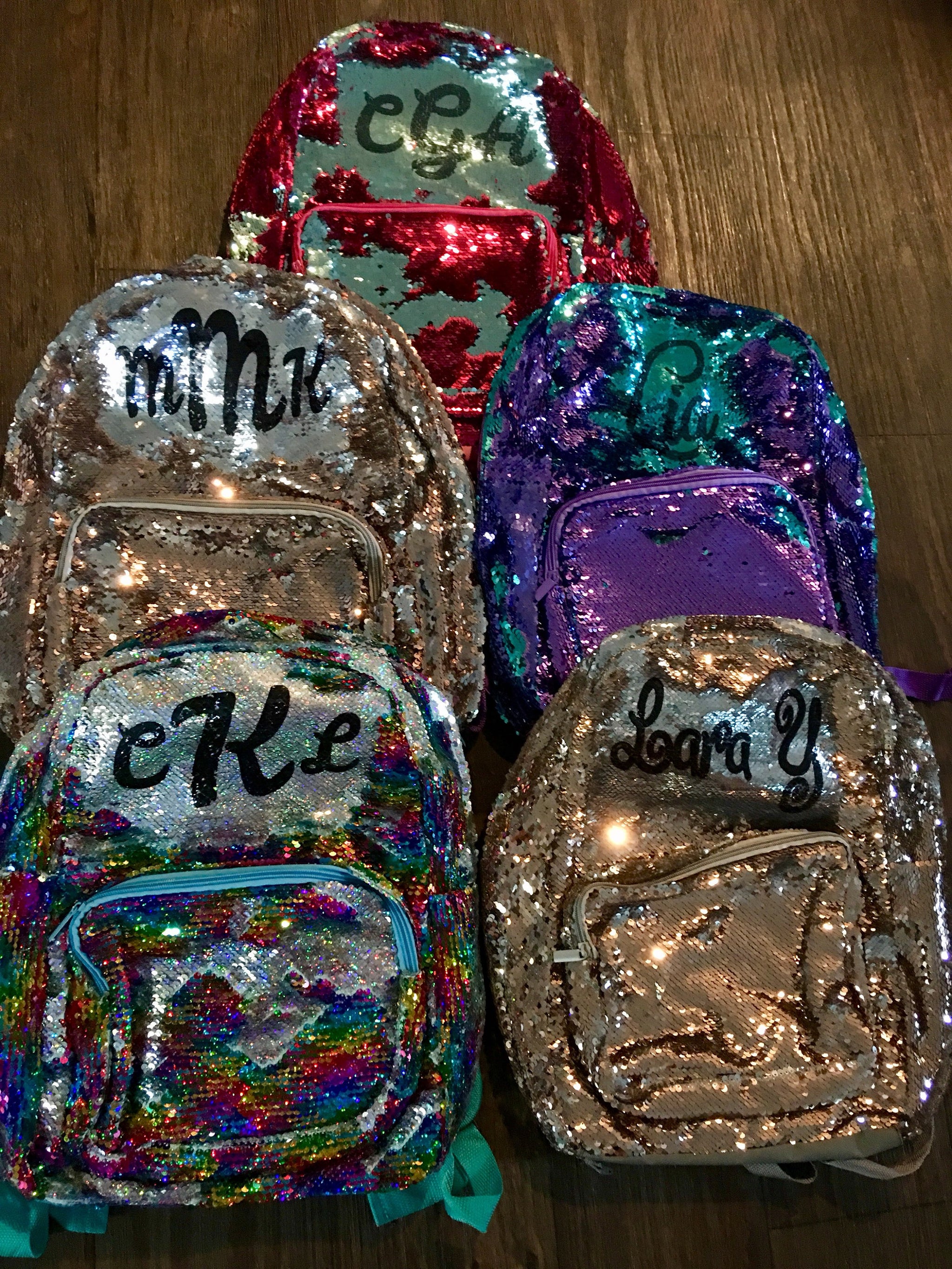 flip sequins mini backpack Sequin Backpack