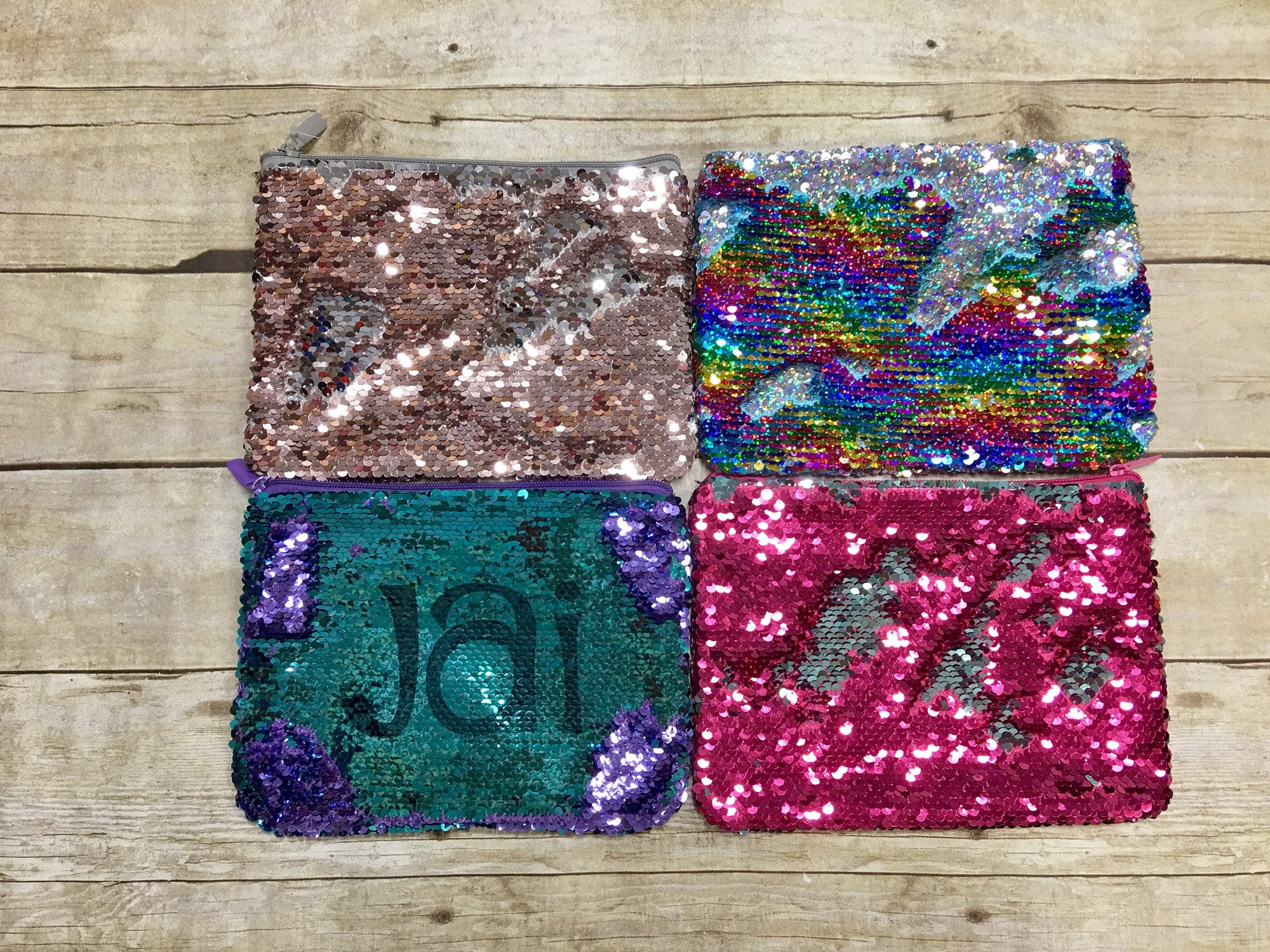 Sequin Makeup Bag