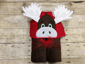 Moose Hooded Towel