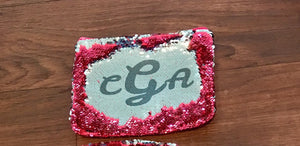 Sequin Makeup Bag