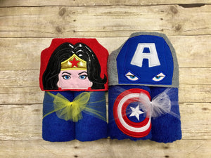 Superhero Hooded Towel