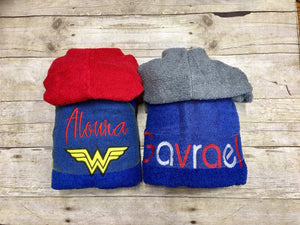 Superhero Hooded Towel