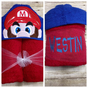 Plumber Brothers Hooded Towel