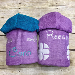 Personalized Sofia the First Inspired Hooded Towel