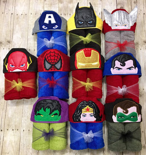 Superhero Hooded Towel